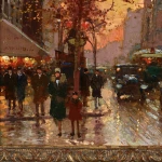 La Porte Saint-Denis au crepescule thumbnail