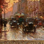 La Porte Saint-Denis au crepescule thumbnail