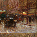 La Porte Saint-Denis au crepescule thumbnail