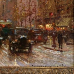La Porte Saint-Denis au crepescule thumbnail