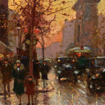 La Porte Saint-Denis au crepescule thumbnail