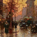 La Porte Saint-Denis au crepescule thumbnail