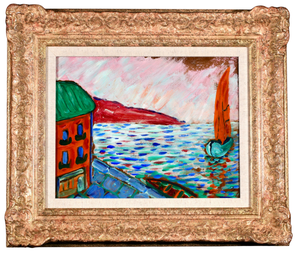 Etude – Barque au Quai – Normandy - Buy Fine Paintings Online