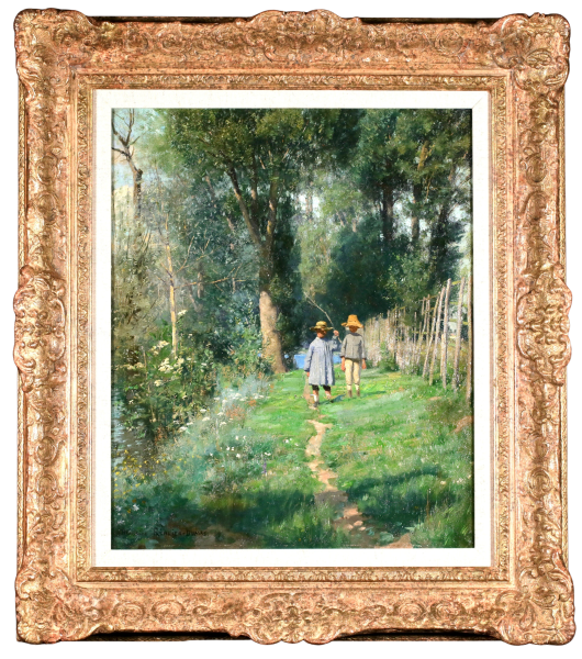 Une promenade d’été - Buy Fine Paintings Online