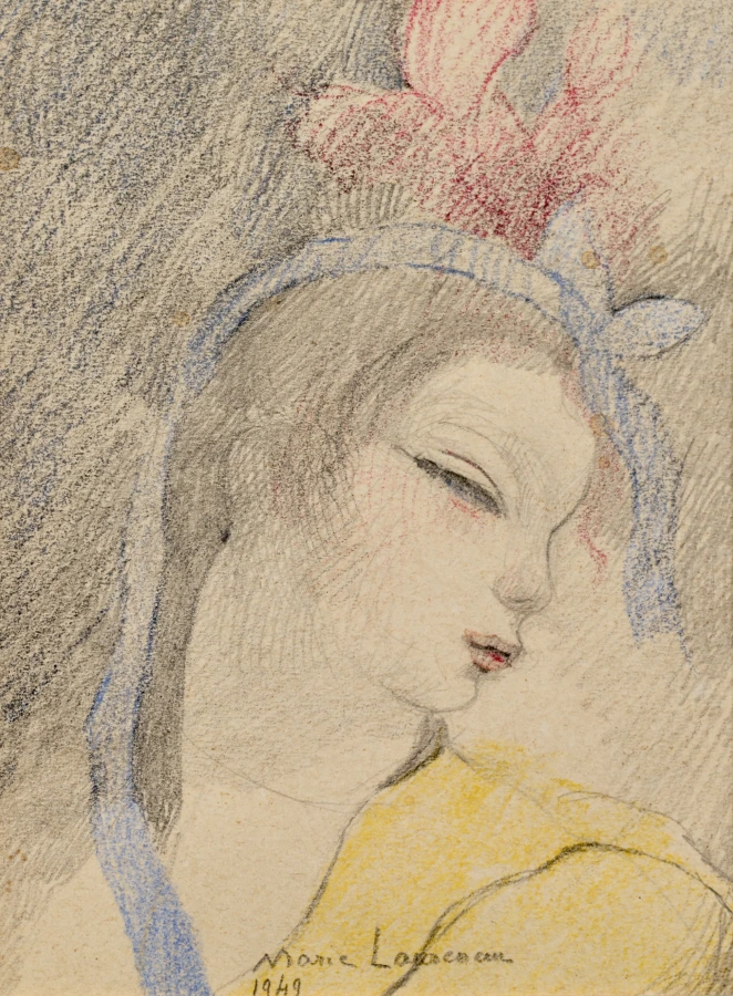 Tête d’une fille avec un ruban dans les cheveux - Buy Fine Paintings Online