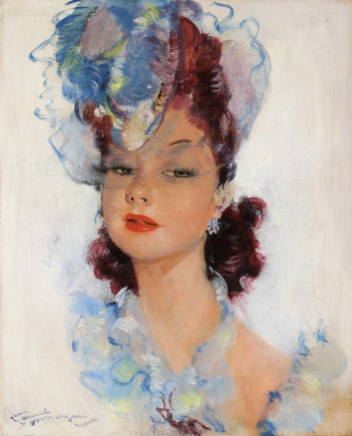Une fille élégante - Buy Fine Paintings Online