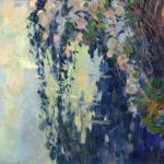 Arbres en fleurs au bord de la rivière thumbnail