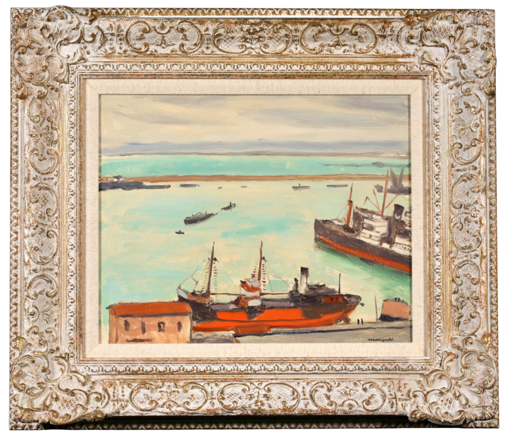 Le Bateau Rouge à Alger - Buy Fine Paintings Online