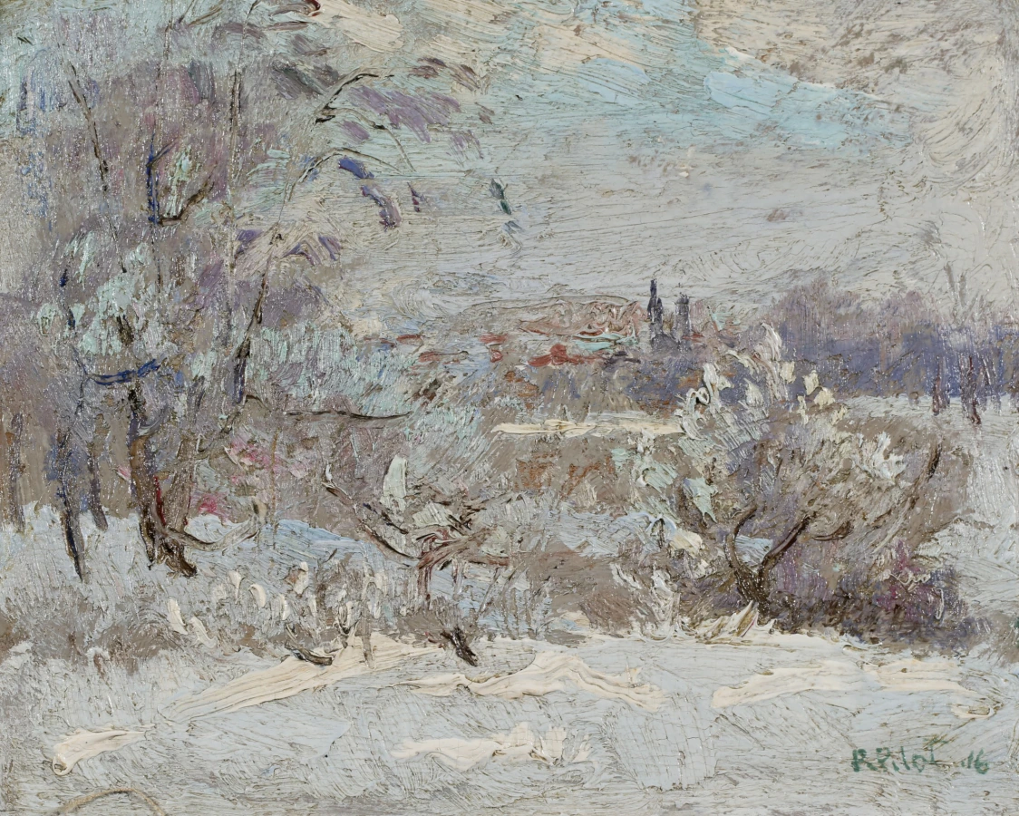 Sunny Winter Morning – Quebec - Buy Fine Paintings Online