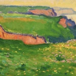 Spring on the cliffs near Etretat thumbnail