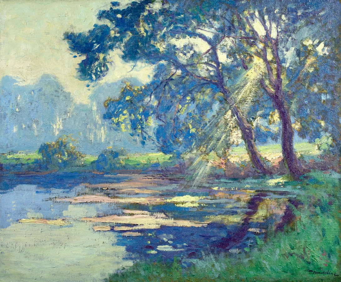 Sunlight thorugh the trees - Buy Fine Paintings Online