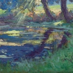 Sunlight thorugh the trees thumbnail