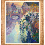Arbres en fleurs au bord de la rivière thumbnail
