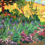 Un jardin au bord de la Seine près de Rouen thumbnail