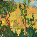 Un jardin au bord de la Seine près de Rouen thumbnail