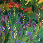 Un jardin au bord de la Seine près de Rouen thumbnail