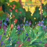 Un jardin au bord de la Seine près de Rouen thumbnail