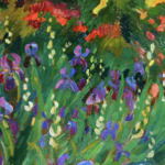 Un jardin au bord de la Seine près de Rouen thumbnail