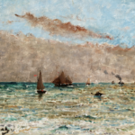 Bateaux sur la mer – Ciel nuageux thumbnail