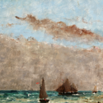 Bateaux sur la mer – Ciel nuageux thumbnail