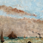 Bateaux sur la mer – Ciel nuageux thumbnail