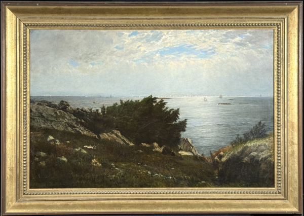 The Boston Yacht Club in Massachusetts Bay – 1869 - Buy Fine Paintings Online