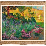 Un jardin au bord de la Seine près de Rouen thumbnail