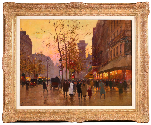 Le Café Briard à la Porte Saint Denis - Buy Fine Paintings Online
