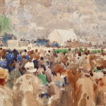 The Hill on Derby Day – Epsom 1923 thumbnail