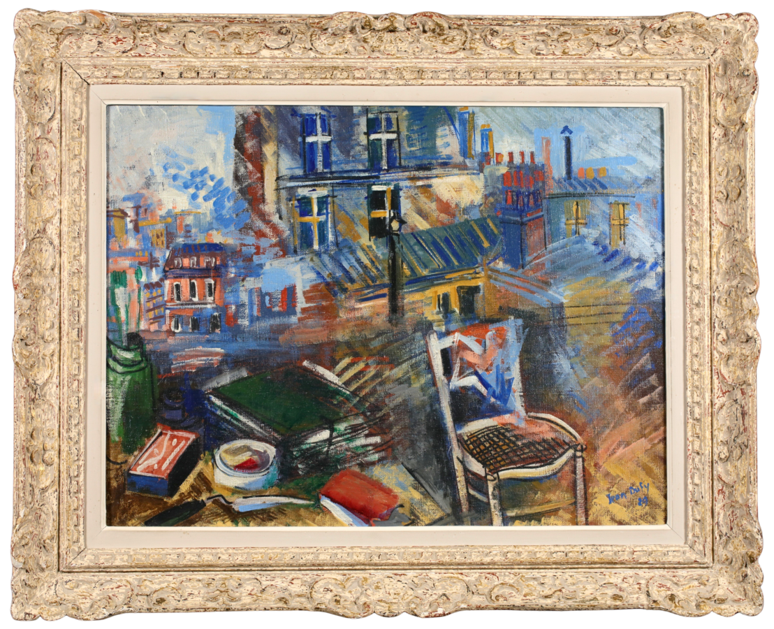 Montmartre – Vue de l’atelier de Jean Dufy - Buy Fine Paintings Online