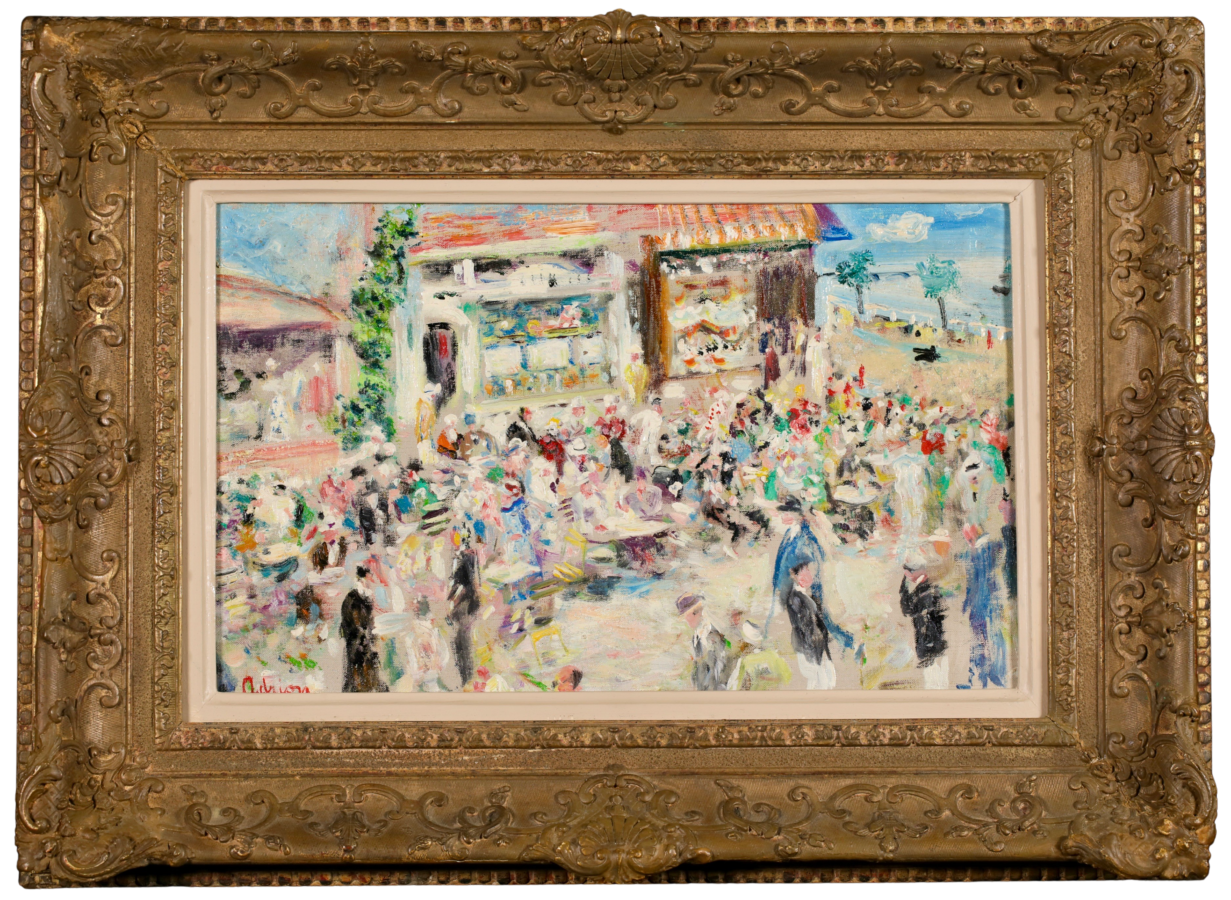 Café sur la plage - Buy Fine Paintings Online