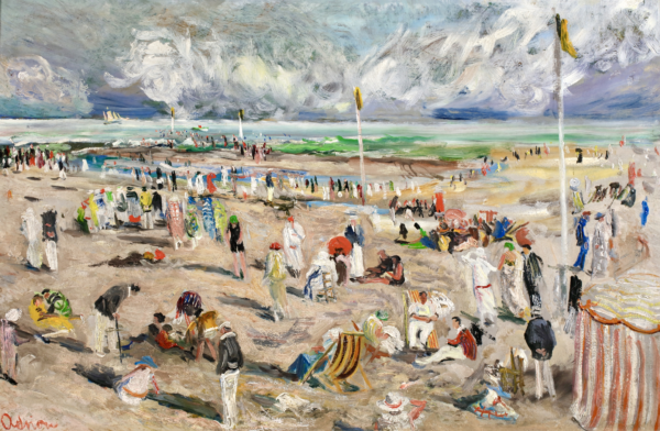 La Plage à Deauville - Buy Fine Paintings Online
