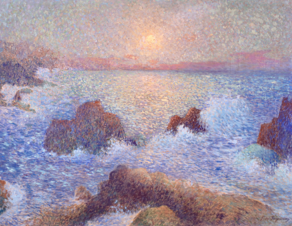 Coucher du soleil au Croisic - Buy Fine Paintings Online