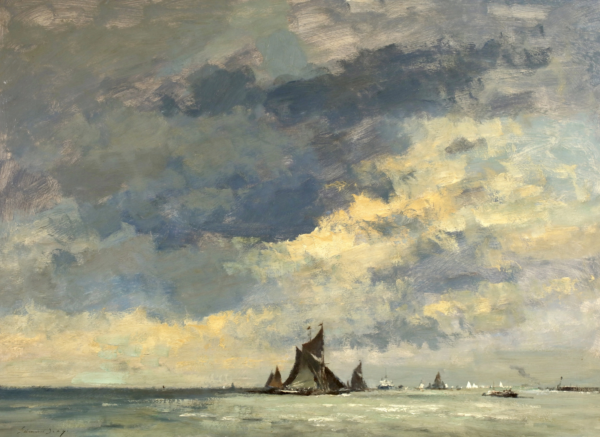 Barges racing in the Harwich Approaches - Buy Fine Paintings Online