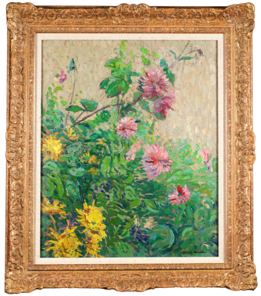 Fleurs dans un jardin - Buy Fine Paintings Online