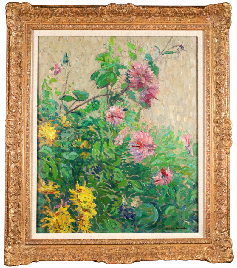Fleurs dans un jardin - Buy Fine Paintings Online