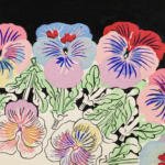 Floral design for a wallpaper thumbnail