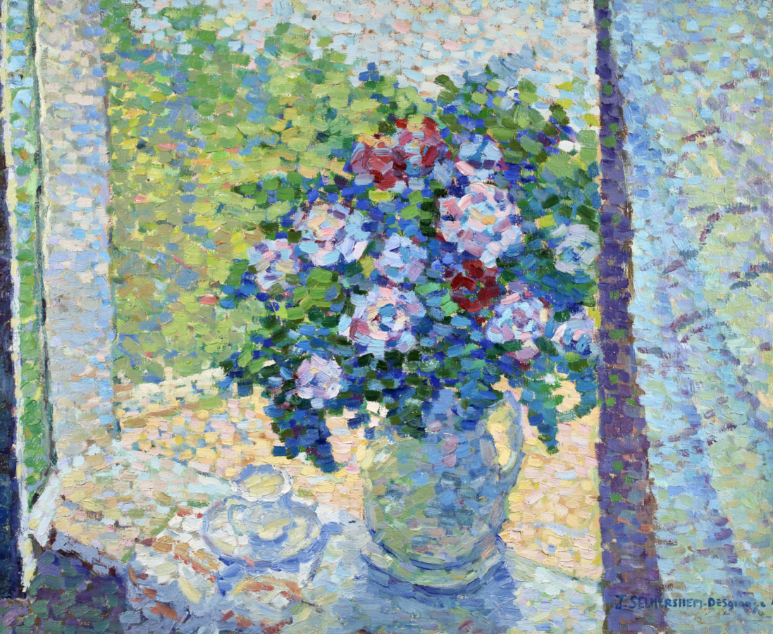 Fleurs dans une fenêtre - Buy Fine Paintings Online