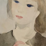 Jeune fille au chapeau avec une plume thumbnail