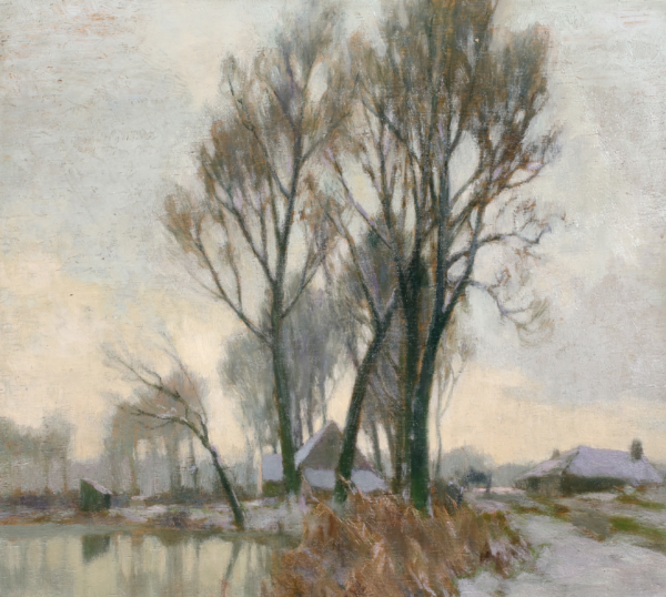 Petite neige près d’Amiens - Buy Fine Paintings Online