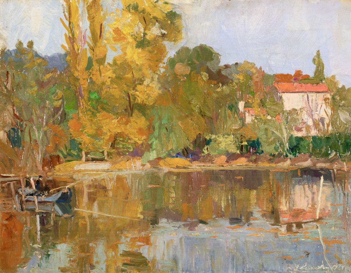 Fishing on the Seine - Buy Fine Paintings Online