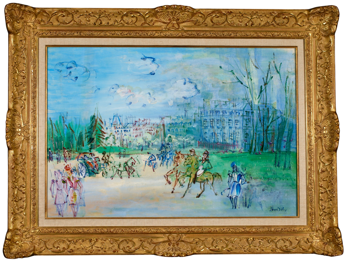 Jean Dufy、Paysage a Preuilly sur Claisse Jean Dufy、Paysage a Preuilly sur Claisse Jean Dufy | Paysage