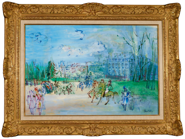 Avenue de Bois de Boulogne - Buy Fine Paintings Online