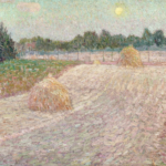 A Hayfield at Sunset thumbnail