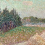 A Hayfield at Sunset thumbnail