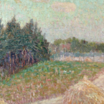 A Hayfield at Sunset thumbnail