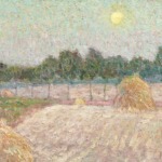 A Hayfield at Sunset thumbnail