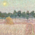 A Hayfield at Sunset thumbnail