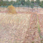 A Hayfield at Sunset thumbnail
