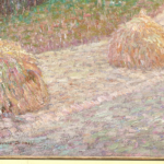 A Hayfield at Sunset thumbnail